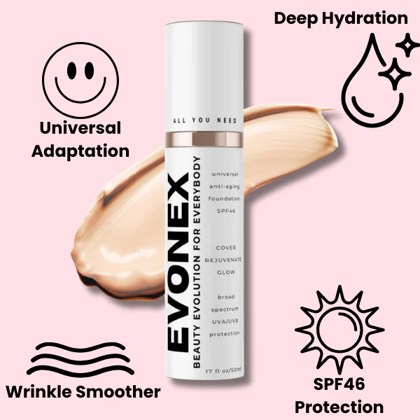 Evonex® - Age Defying Foundation, Anti-aging Serum, Universal